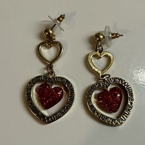 Jewelry Earrings red hearts from JUICY COUTURE ❤️